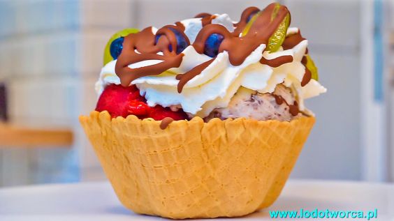 Smaczne  lody w lodziarni w Rzeszowie